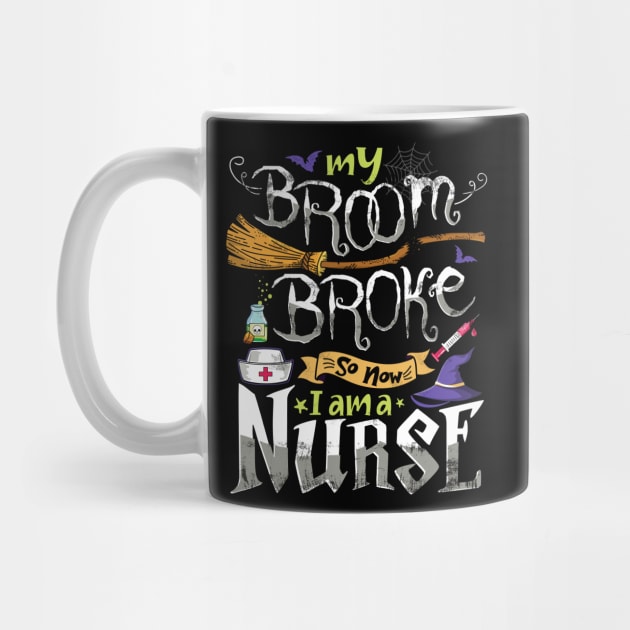 Funny Nurse Halloween Quote by Jandjprints